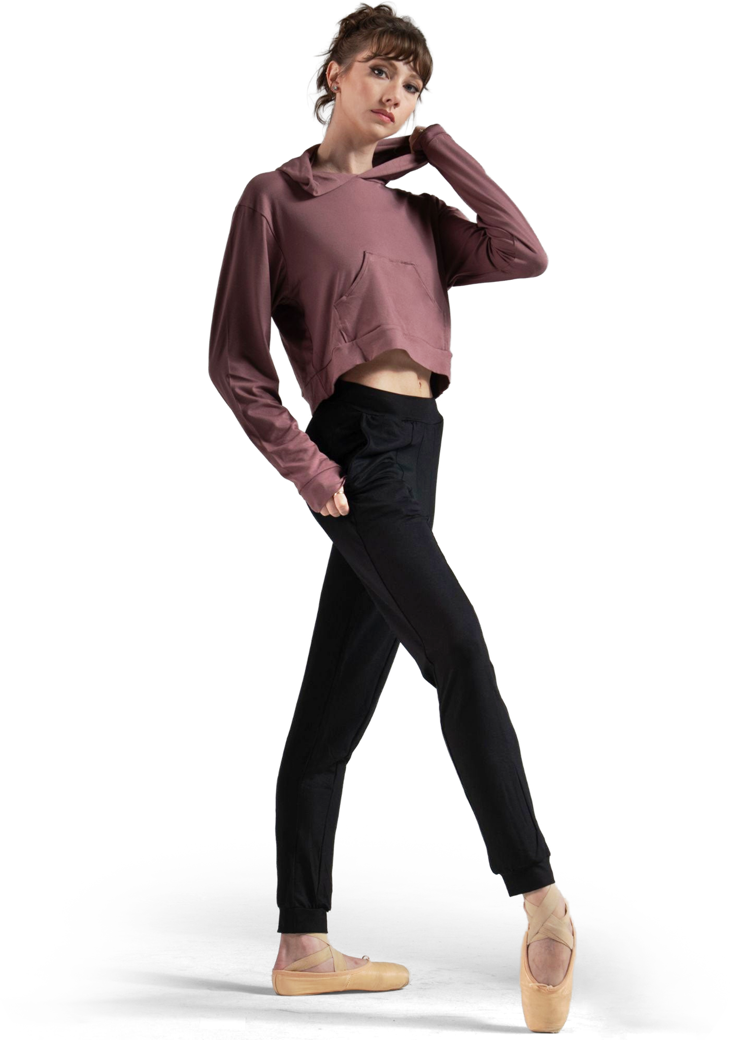 Ballet Rosa Sora Noir Bundfalten Tanzhose Damen Schwarz 55606 01
