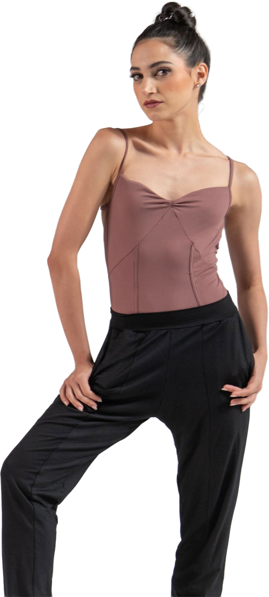Ballet Rosa Sora Noir Bundfalten Tanzhose Damen Schwarz 55606 03