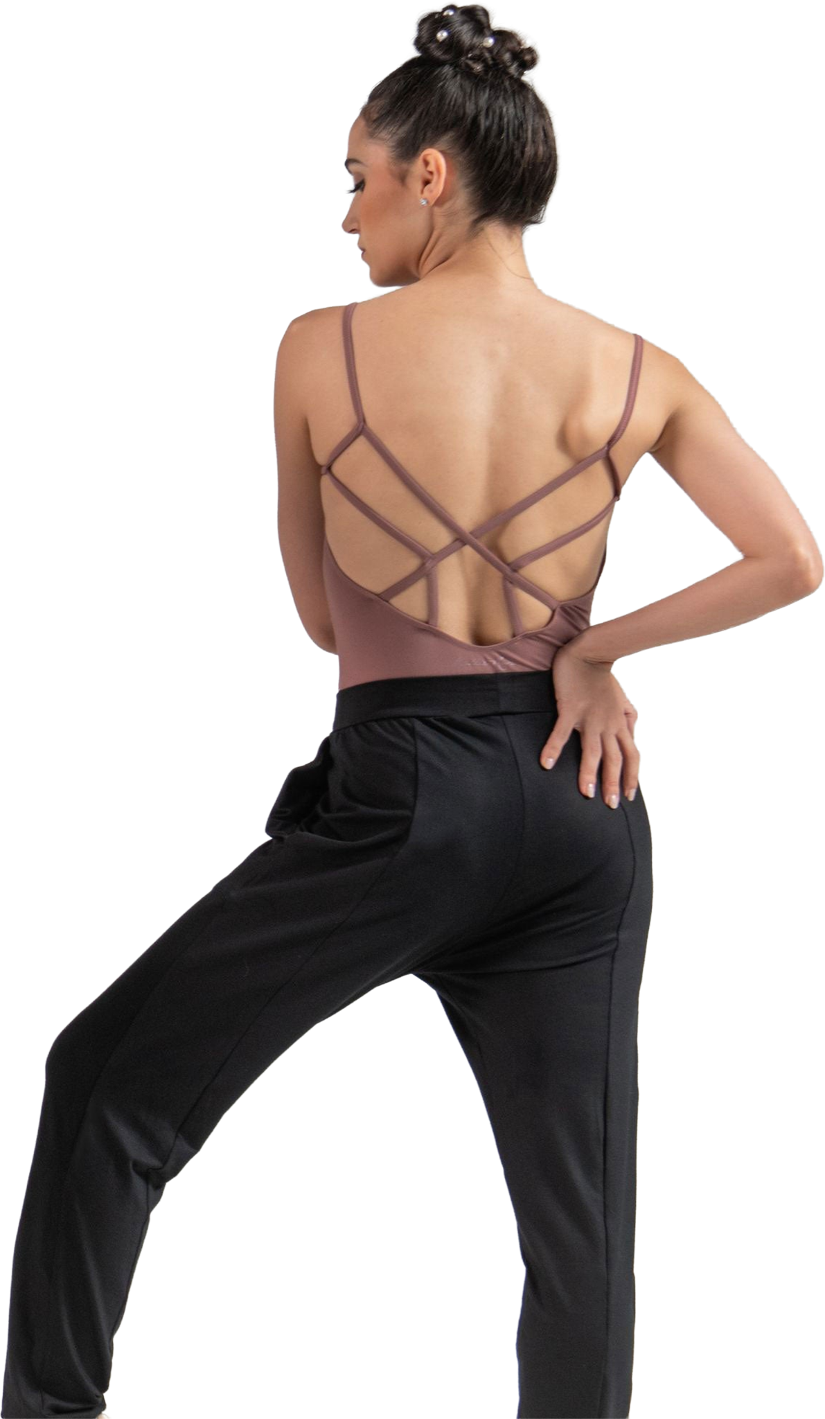 Ballet Rosa Sora Noir Bundfalten Tanzhose Damen Schwarz 55606 04