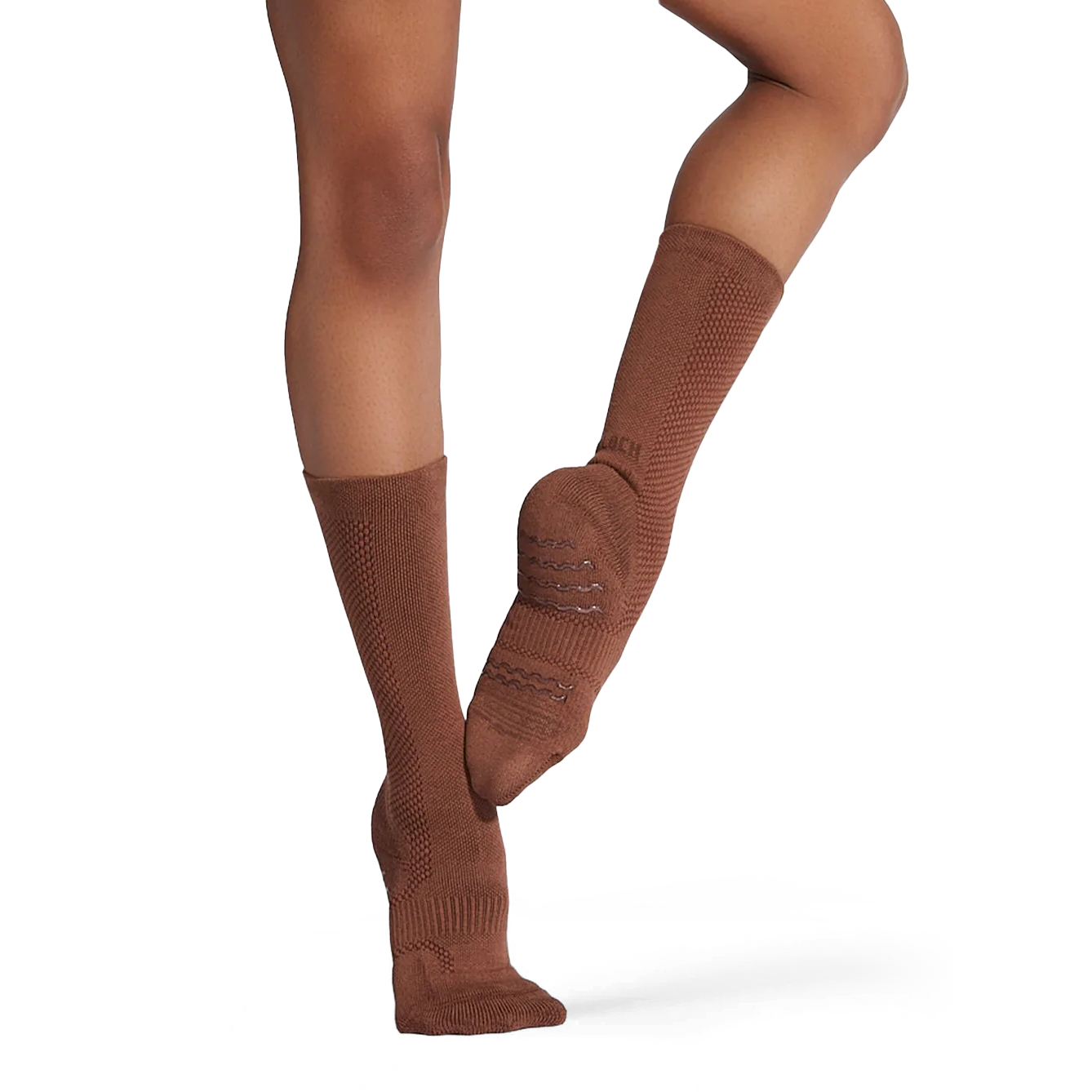 Bloch A1000 Blochsox Cocoa Kompressions Tanzsocken Dunker Hautton 01