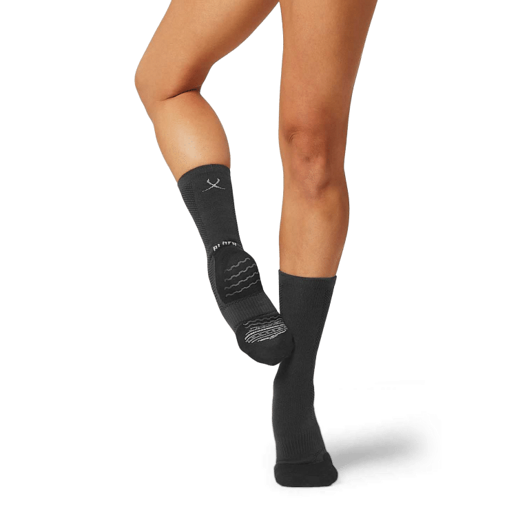 Bloch Blochsox A1000 Charcoal Stuetzende Tanzsocken Dunkelgrau 01