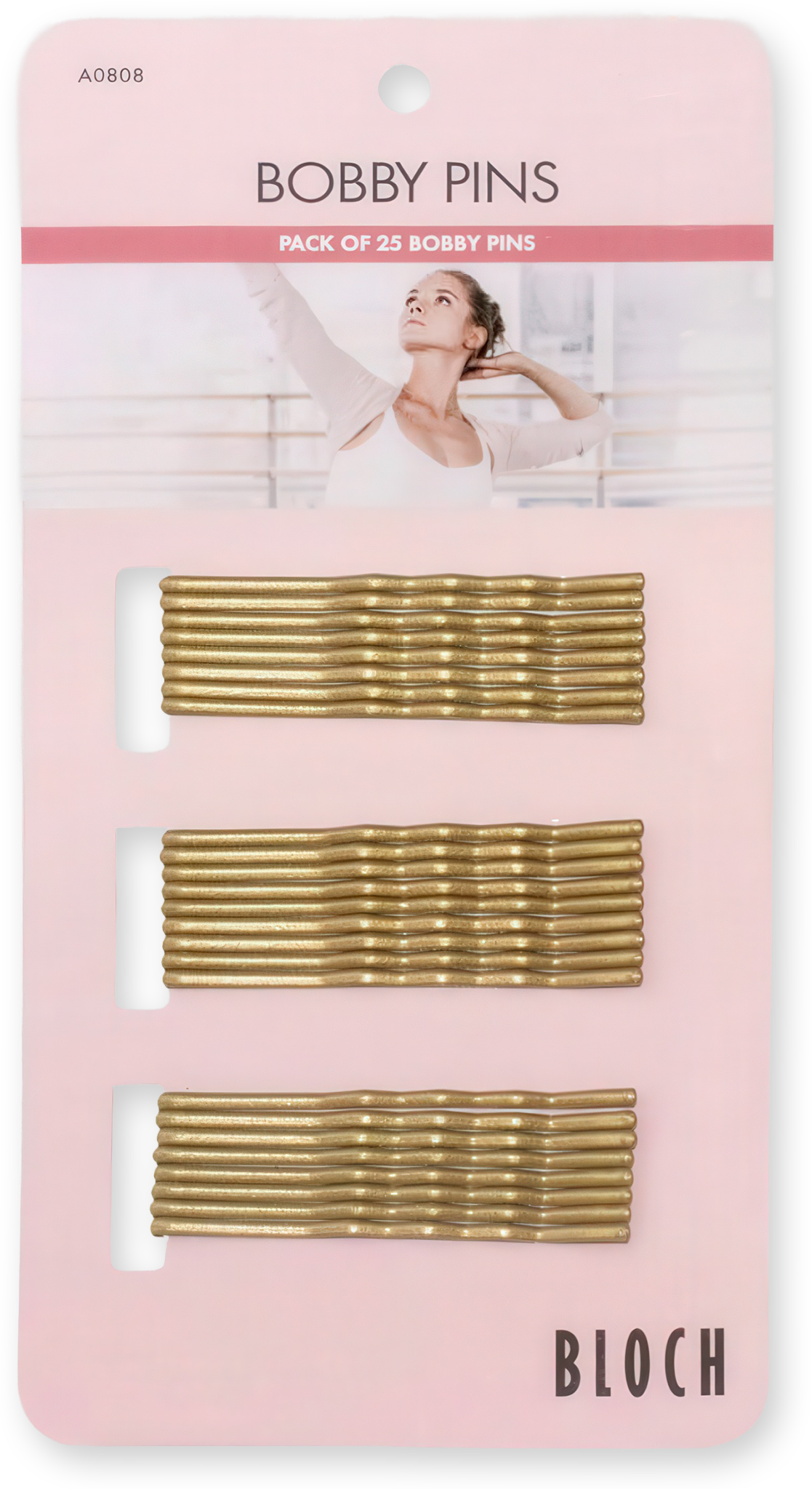 Bloch Bobby Pins A0808 Blonde Gewellte Haarklemmen Fuer Blondes Haar 01