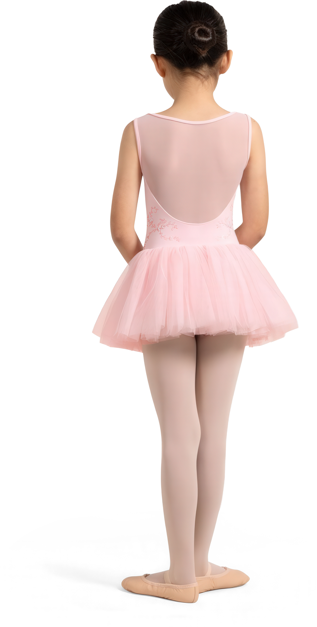 Bloch Buttercup Cl4235 Candy Pink Maedchen Tutu Mit Blumenstickerei Rosa 02