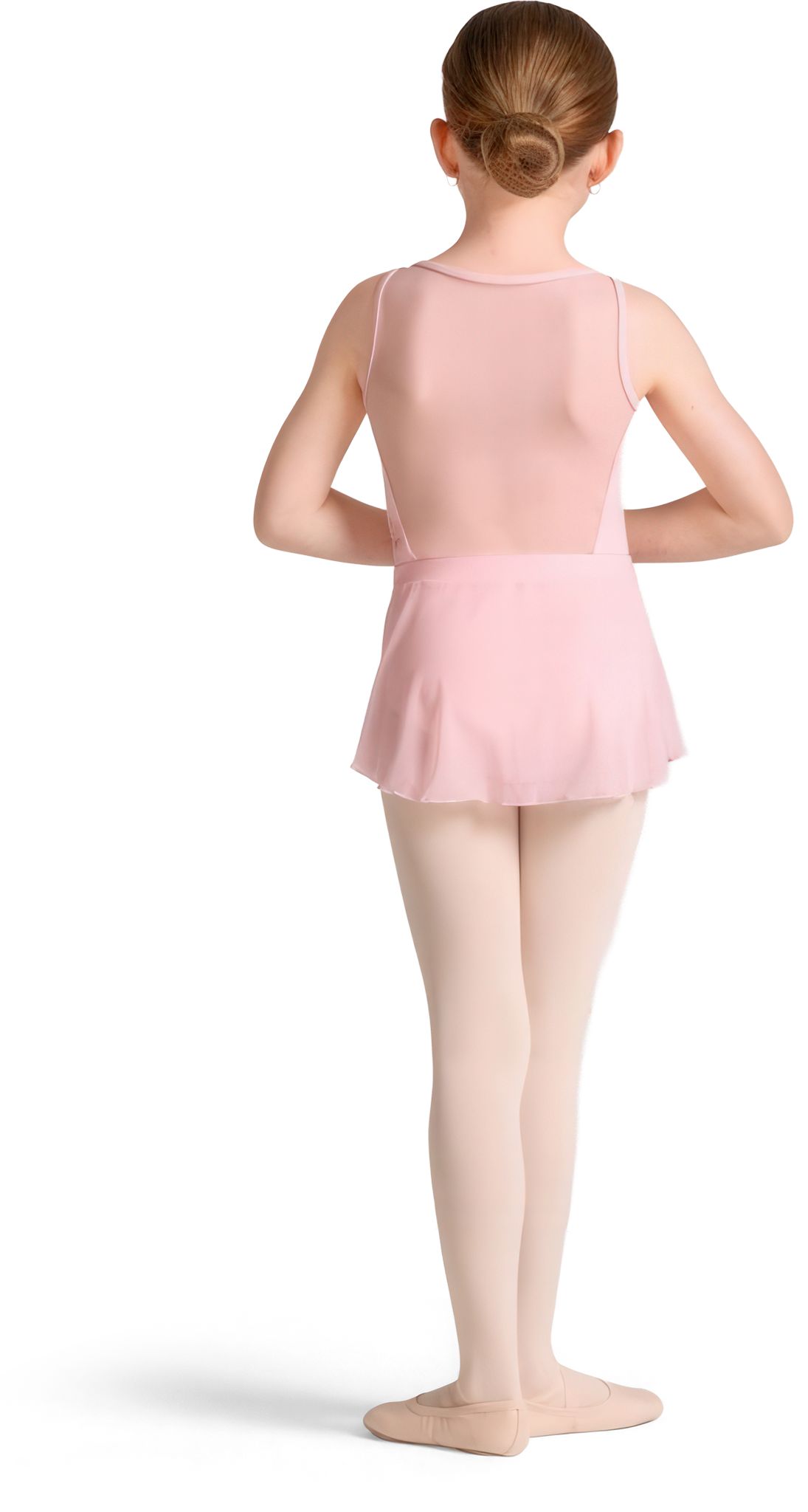 Bloch Claire Mesh Wrap Skirt Cr10005 Candy Pink Rosa Ballettrock Fuer Maedchen Blumendruck 111197 03