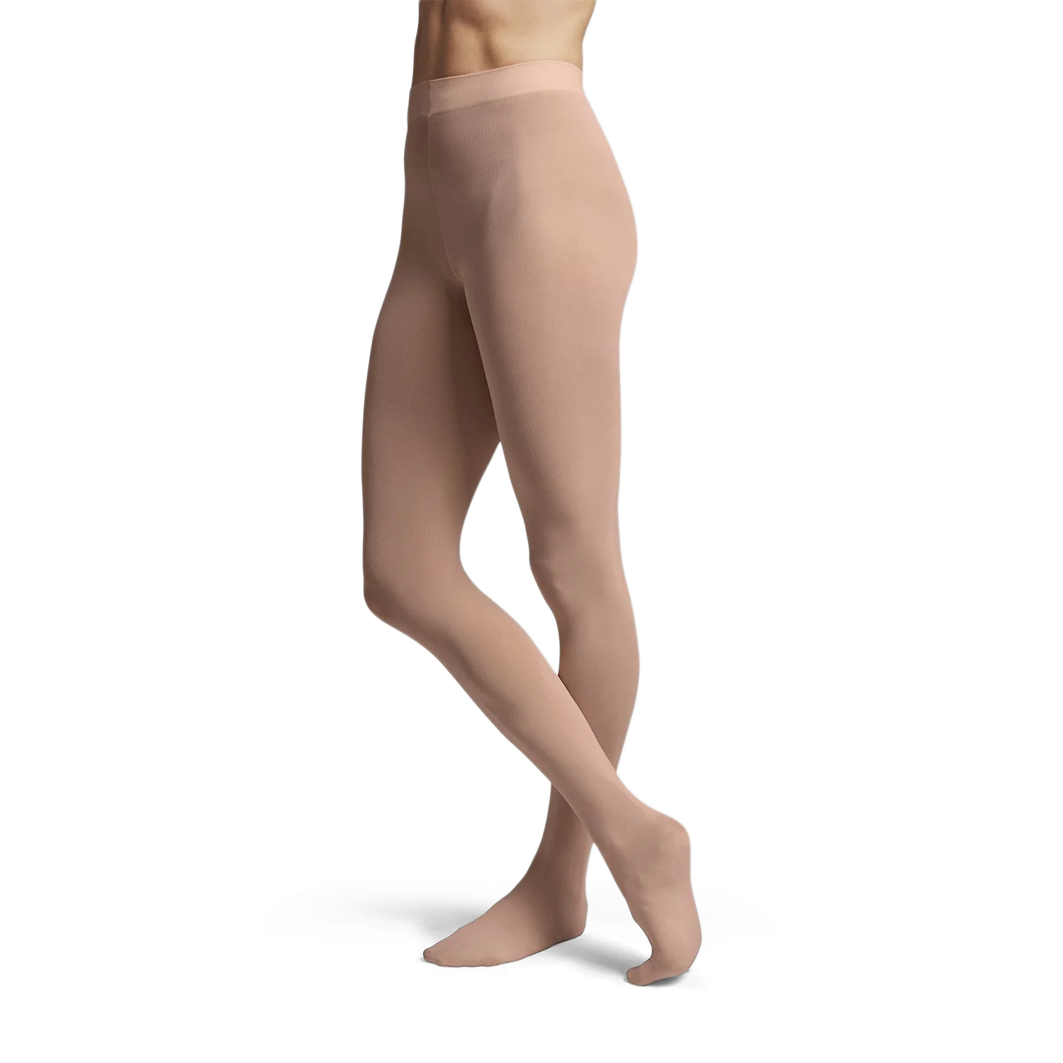 Bloch Contoursoft T0981l Suntan Ballettstrumpfhose Gebraeunter Hautton 01