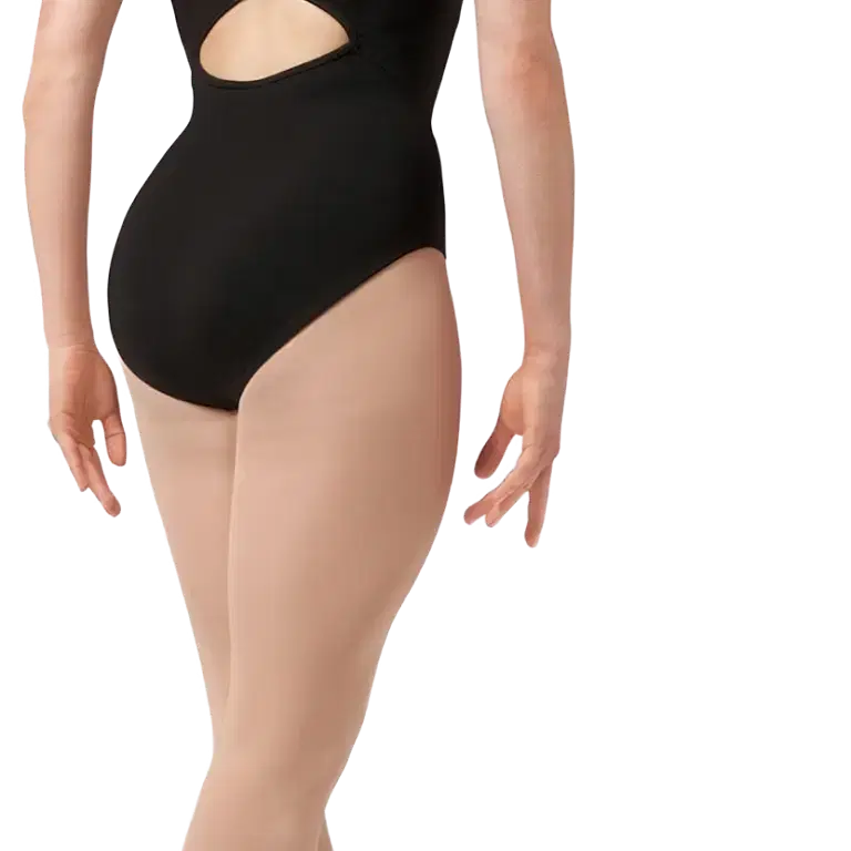 Bloch Emma L4162 Black Schwarzer Damen Tanzbody Mit Spitze 02