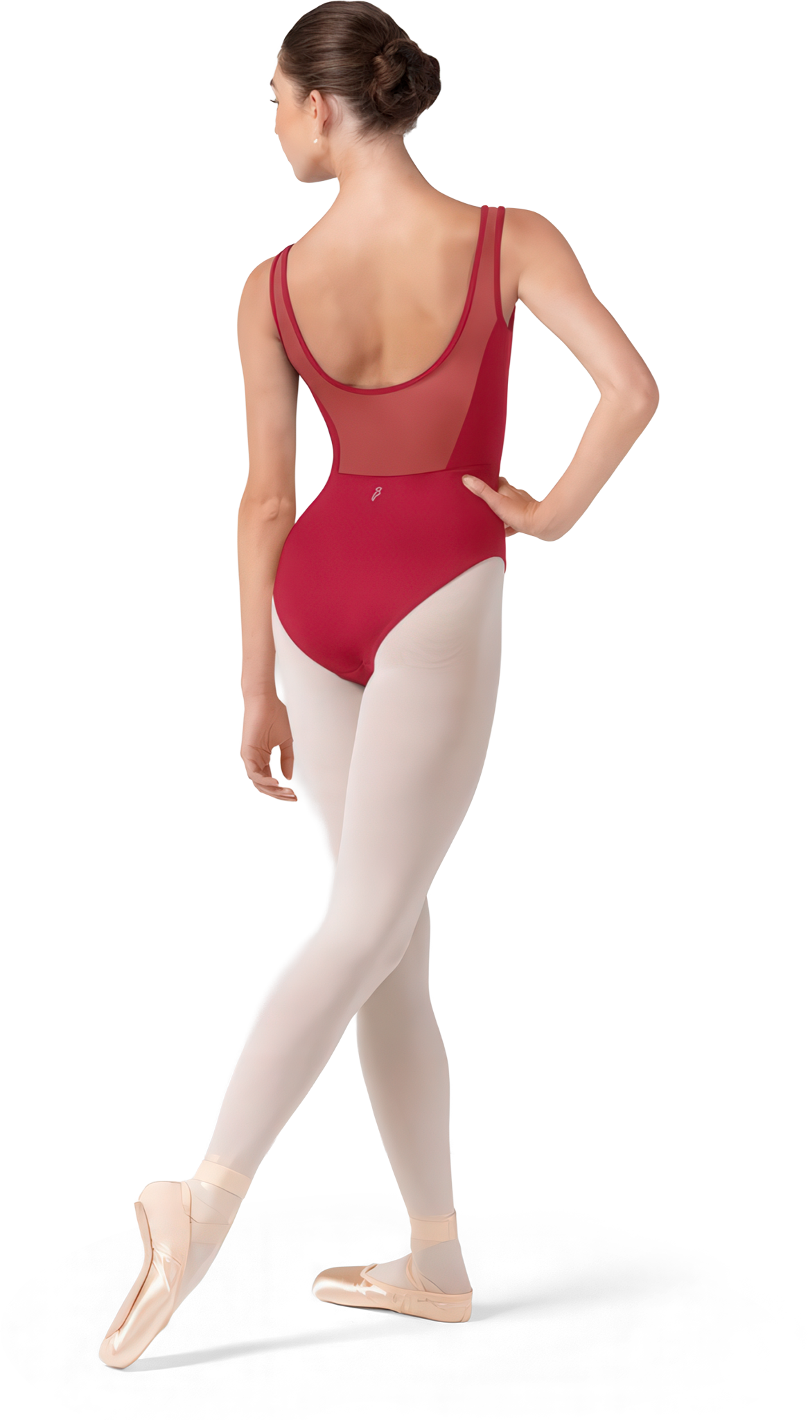Bloch Isabella L50002 Cherry Kirschrotes Ballett Trikot Mit Floraler Stickerei In Korsett Optik 111858 03