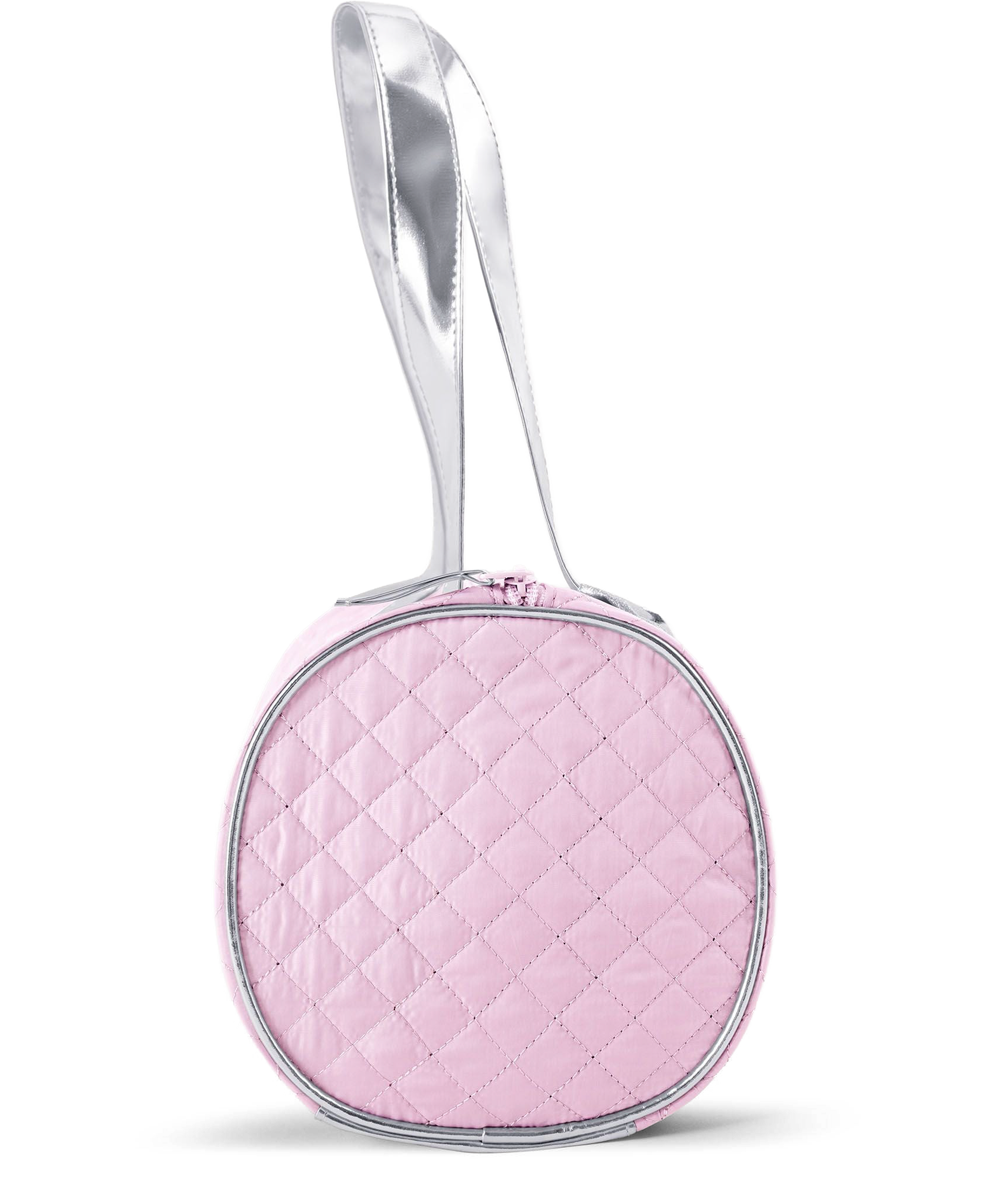 Bloch Miss Ballerina Dance Bag A6193 Candy Gesteppte Maedchen Tanztasche Rosa Und Silber 124234 02 1