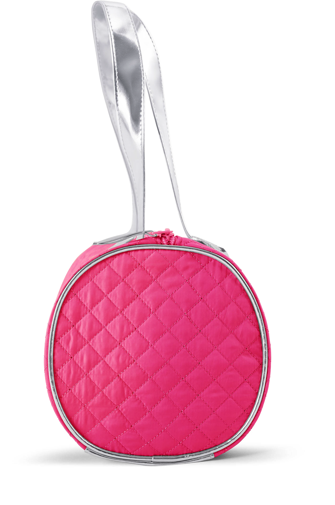 Bloch Miss Ballerina Dance Bag A6193 Raspberry Gesteppte Tanztasche Fuer Maedchen Beere Silber 124236 02 1