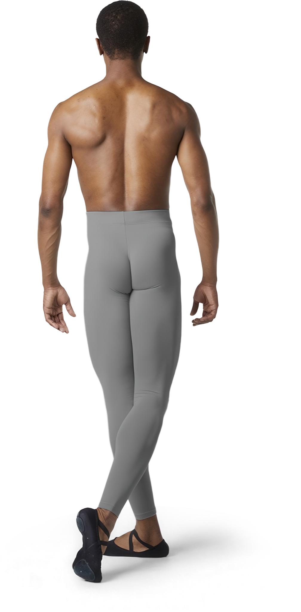 Bloch Mp002 Grey Fusslose Herren Tanzleggings Grau 02