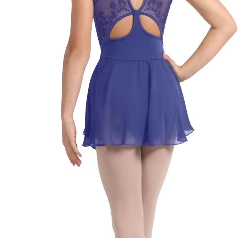 Bloch Poppy Cl4217 Iris Besticktes Ballettkleid Fuer Maedchen Blau 02