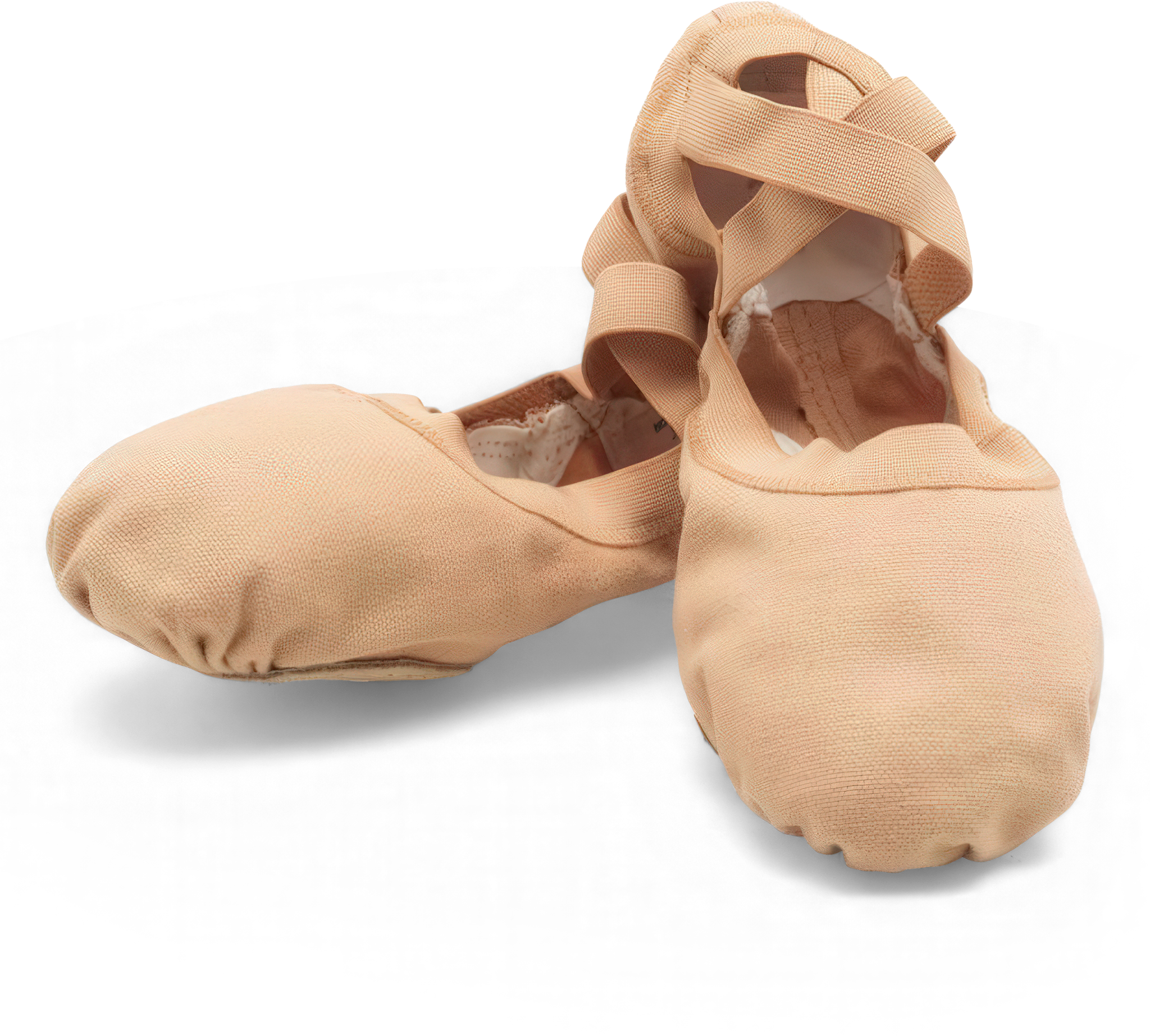 Bloch Pro Elastic S0621l Light Sand Ballettschlaeppchen Mit Geteilter Sohle Beige 117892 02