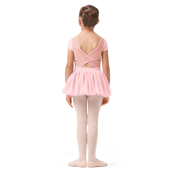 Bloch Tansie Cl0502 Candy Pink Rosa Maedchen Tutu Mit Rosenmuster 02