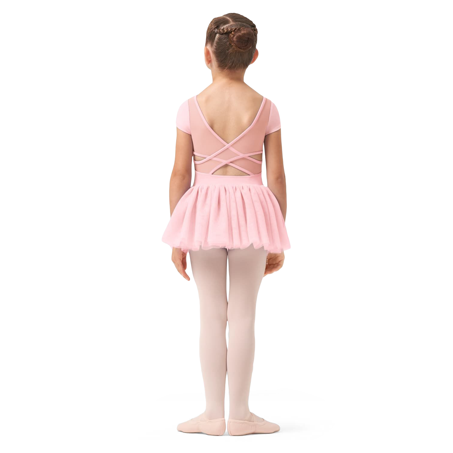 Bloch Tansie Cl0502 Candy Pink Rosa Maedchen Tutu Mit Rosenmuster 02