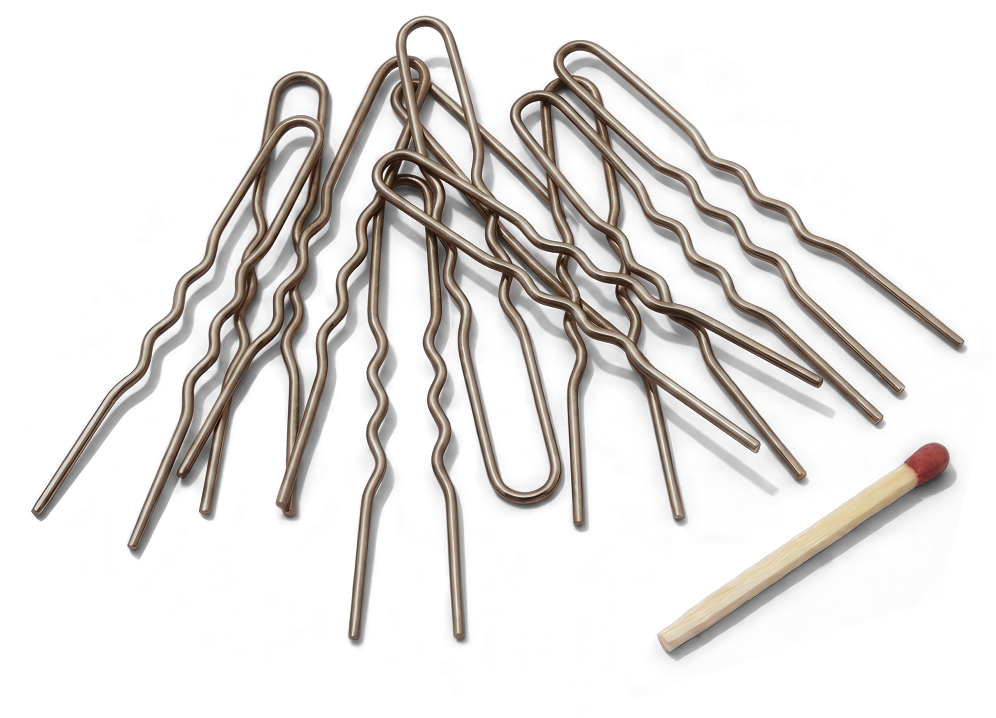 Bloch Three Inch Hair Pin Pack A806 Brown Extra Lange Haarnadeln Fuer Braunes Haar 7 6 Cm 124117 01