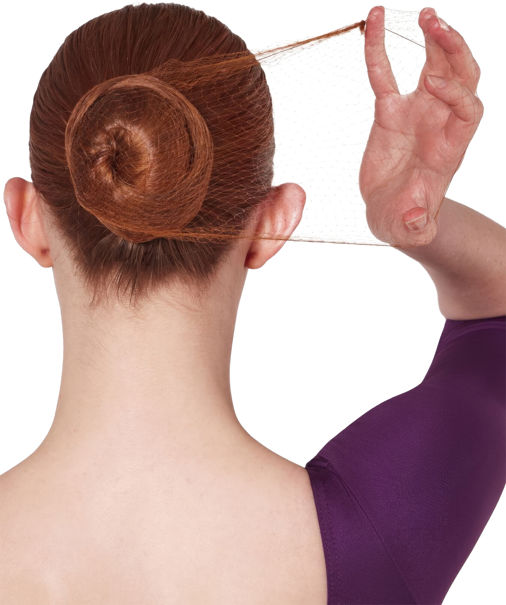 Bunheads Hair Nets Bh420 425 Auburn Ballett Haarnetz Fuer Rotes Haar 01