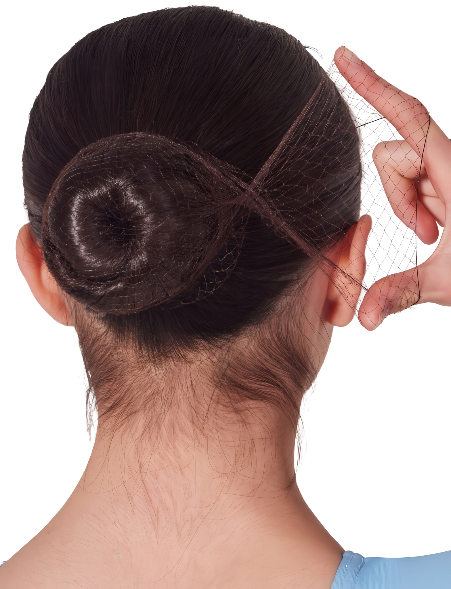 Bunheads Hair Nets Bh420 425 Dark Brown Haarnetz Ballett Dunkelbraunes Haar 01