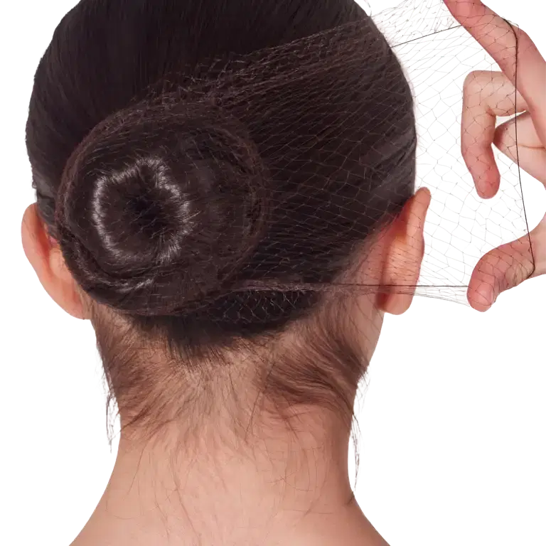 Bunheads Hair Nets Bh420 425 Dark Brown Haarnetz Ballett Dunkelbraunes Haar 02