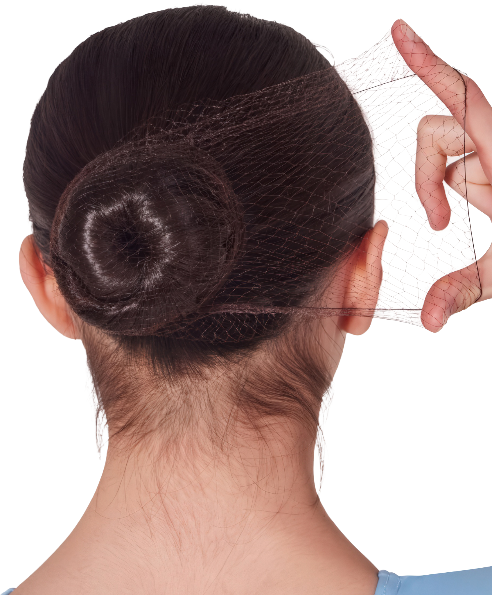 Bunheads Hair Nets Bh420 425 Dark Brown Haarnetz Ballett Dunkelbraunes Haar 02