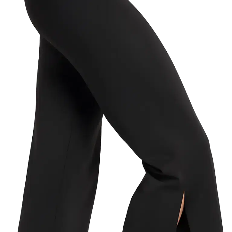 Capezio Building Strength Routine Pant 12144w Black 7 8 Tanzhose Mit Seitenschlitzen Schwarz 01