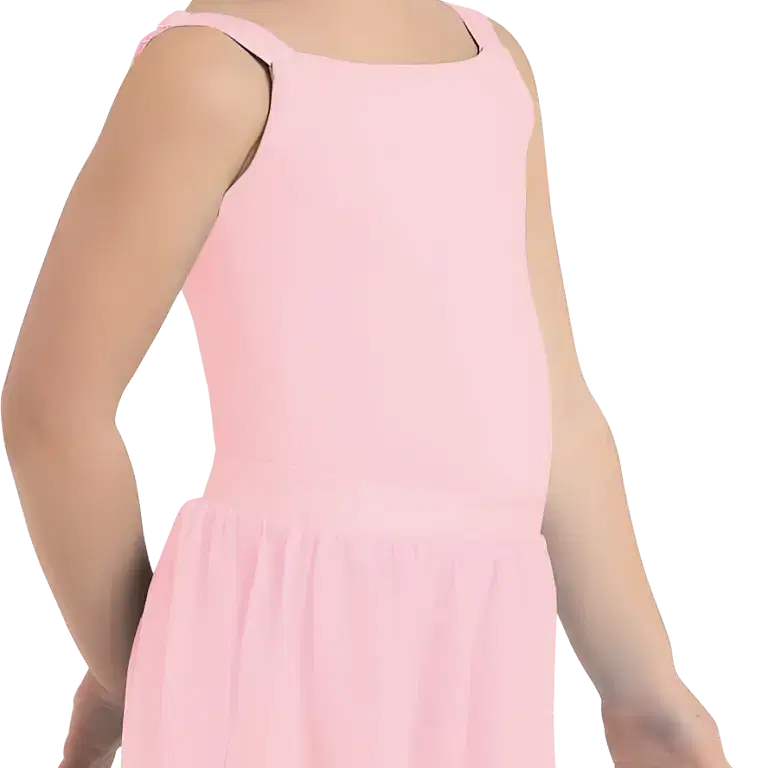 Capezio Cloud Nine Dreamy Dress 12164c Pink Tank Ballettkleid Fuer Maedchen Mit Rueckenraffung Rosa 01