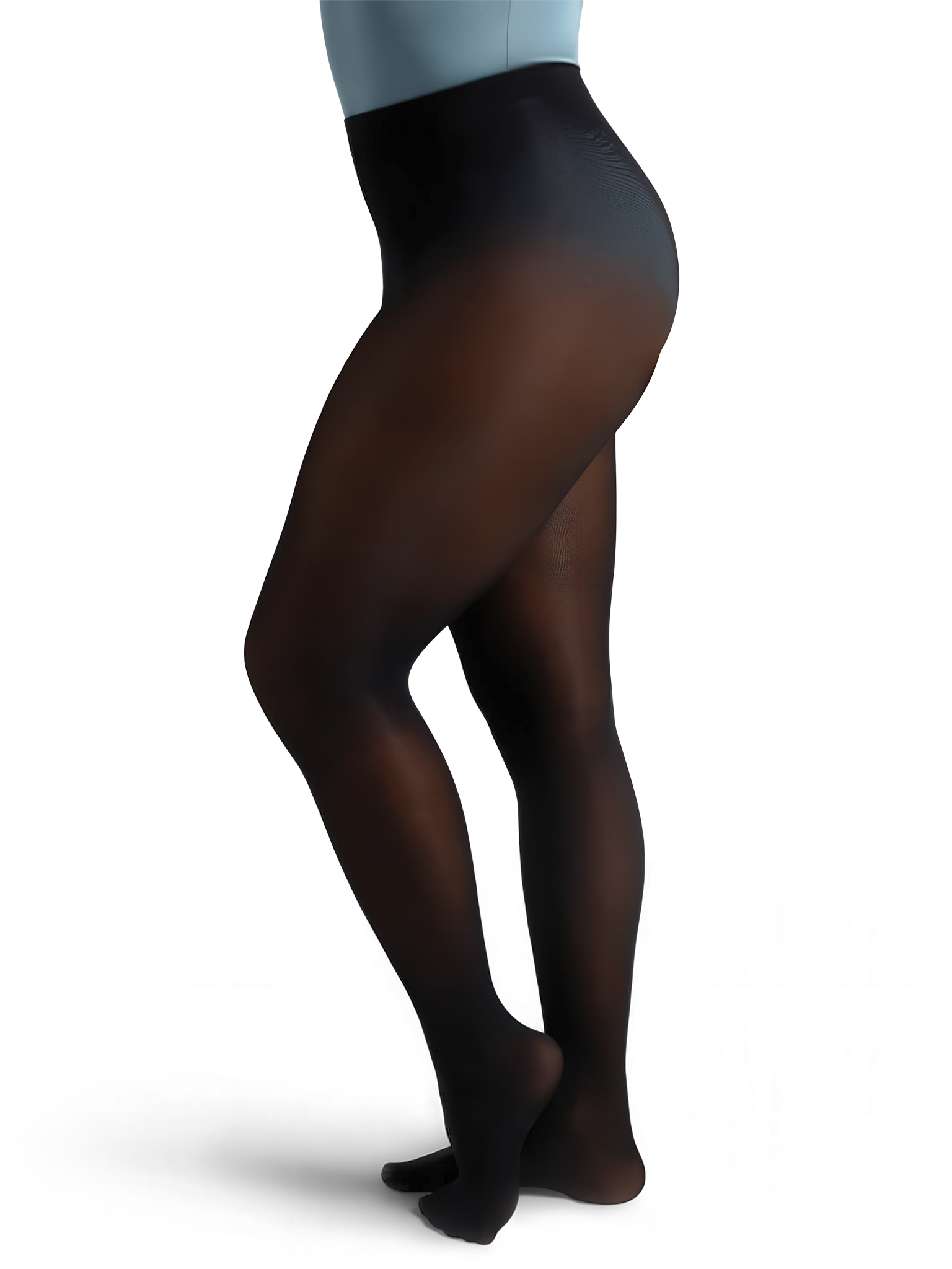Capezio Essentials Convertible Tights V18831w Black Krempelbare Ballettstrumpfhose Schwarz 114743 02