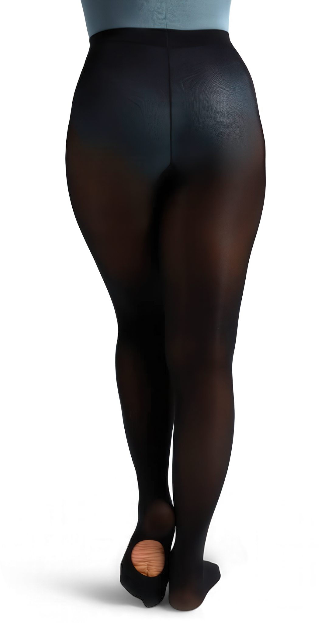 Capezio Essentials Convertible Tights V18831w Black Krempelbare Ballettstrumpfhose Schwarz 114743 03