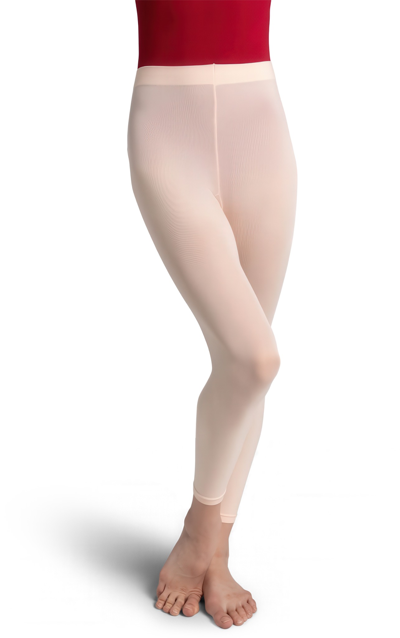 Capezio Essentials Footless Tights V1885c Classic Ballet Pink Kinder Ballettstrumpfhose Fusslos Rosa 114750 02