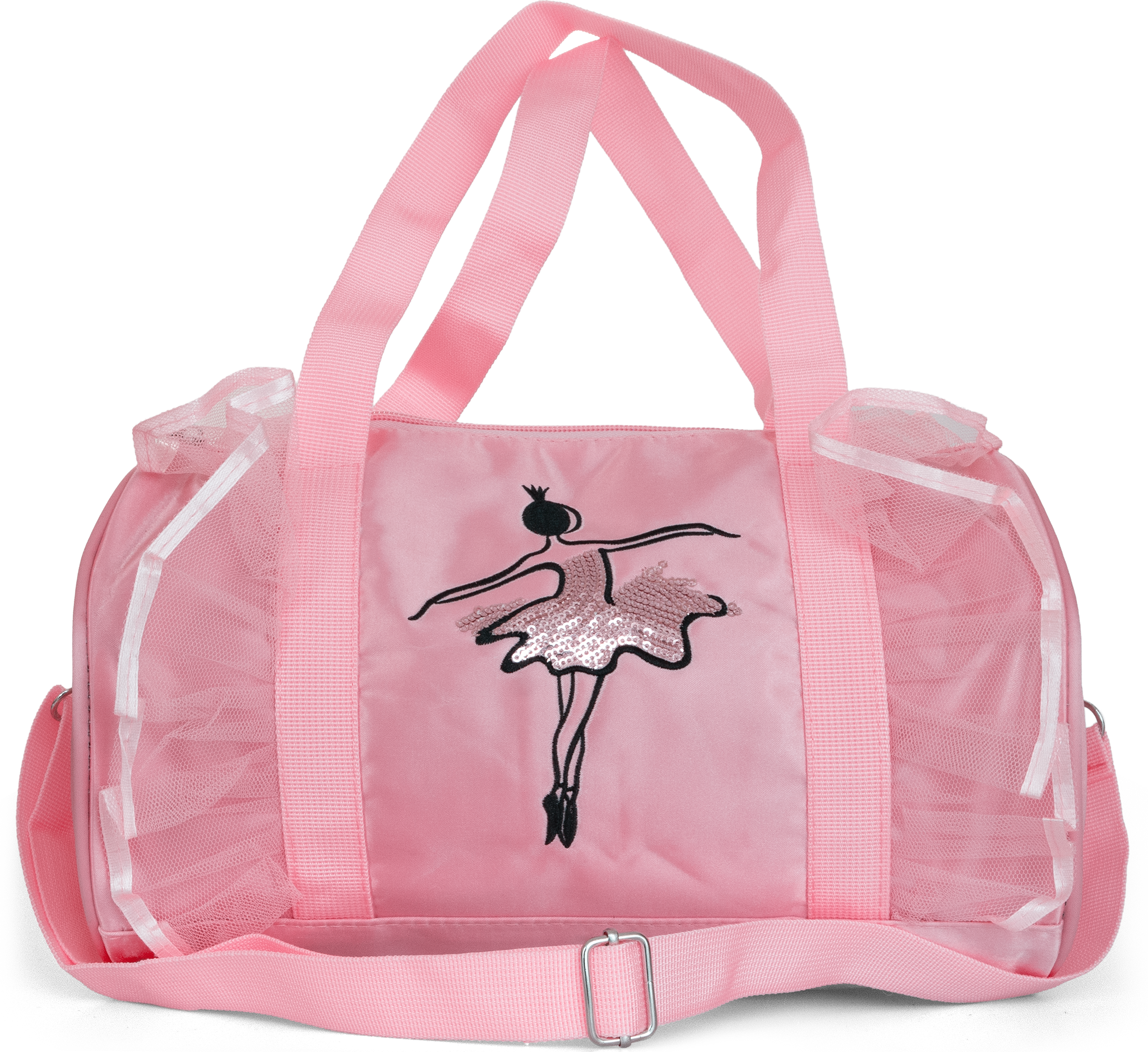 Capezio Sequin Ballerina Barrel Bag B281 Pink Rosa Ballett Tasche Mit Pailletten 64249 01