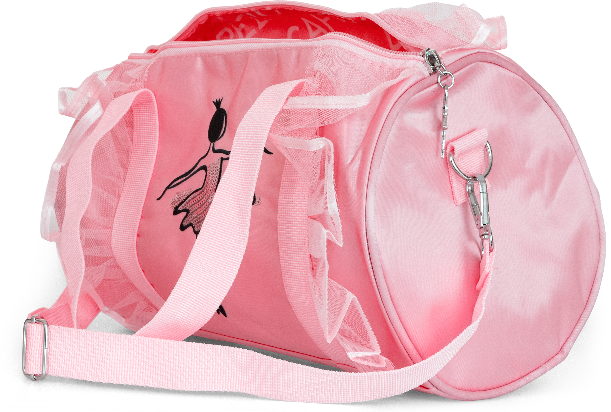 Capezio Sequin Ballerina Barrel Bag B281 Pink Rosa Ballett Tasche Mit Pailletten 64249 04