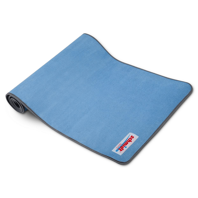 Deuser Sports 121040 Blau Yogamatte Mikrofaserbezug 01