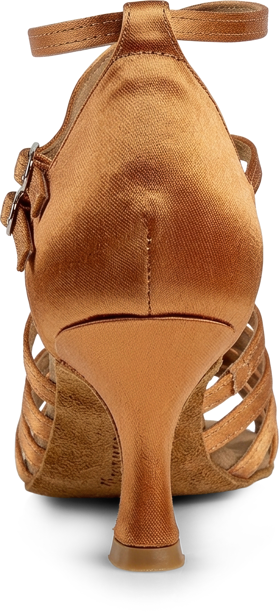 Diamant 108 077 379 Dark Tan Satin Satin Tanzschuh Mit Riemchen Bronze 9042 03