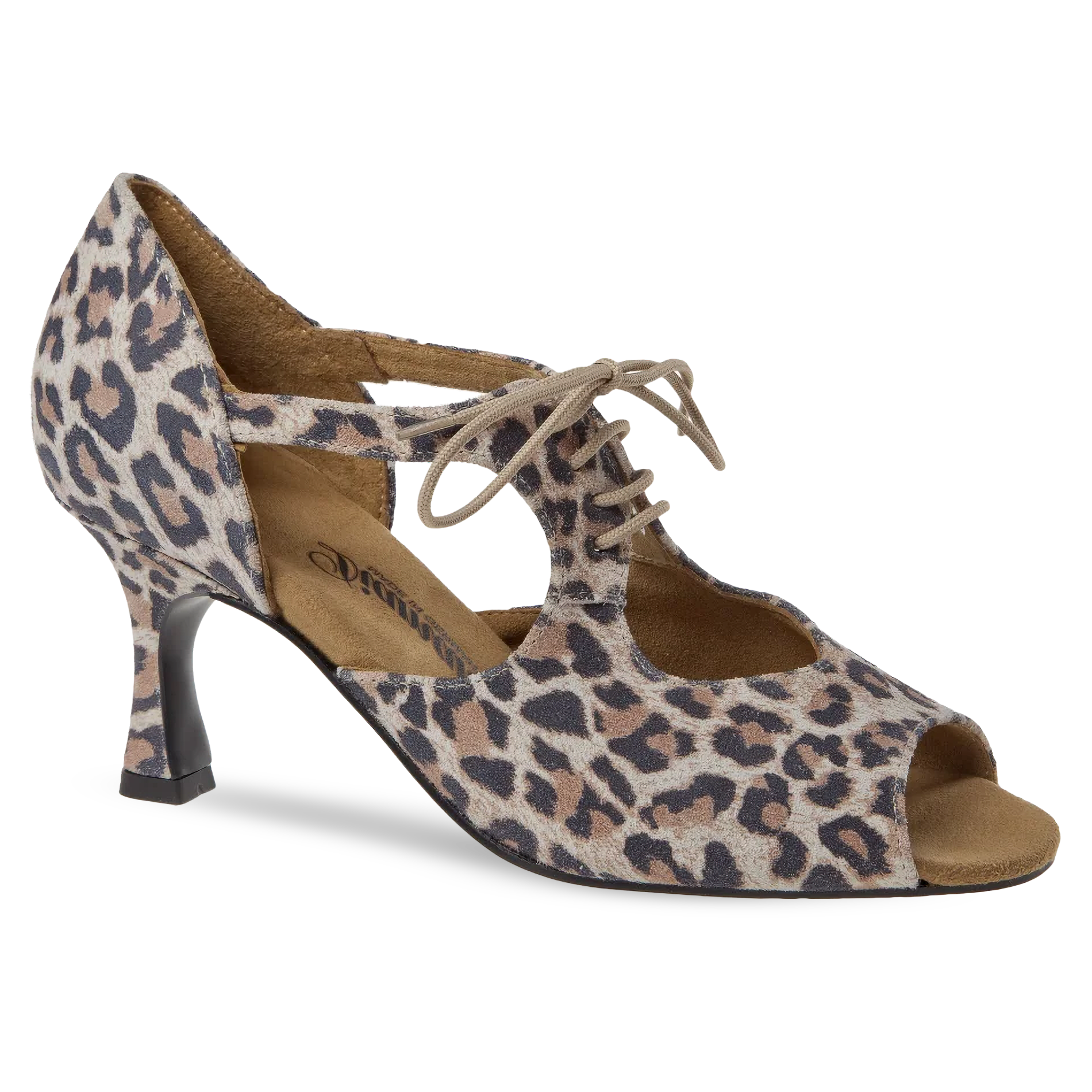 Diamant 190 087 329 V Leopard Tanzsandale Variospin Leparden Muster 01