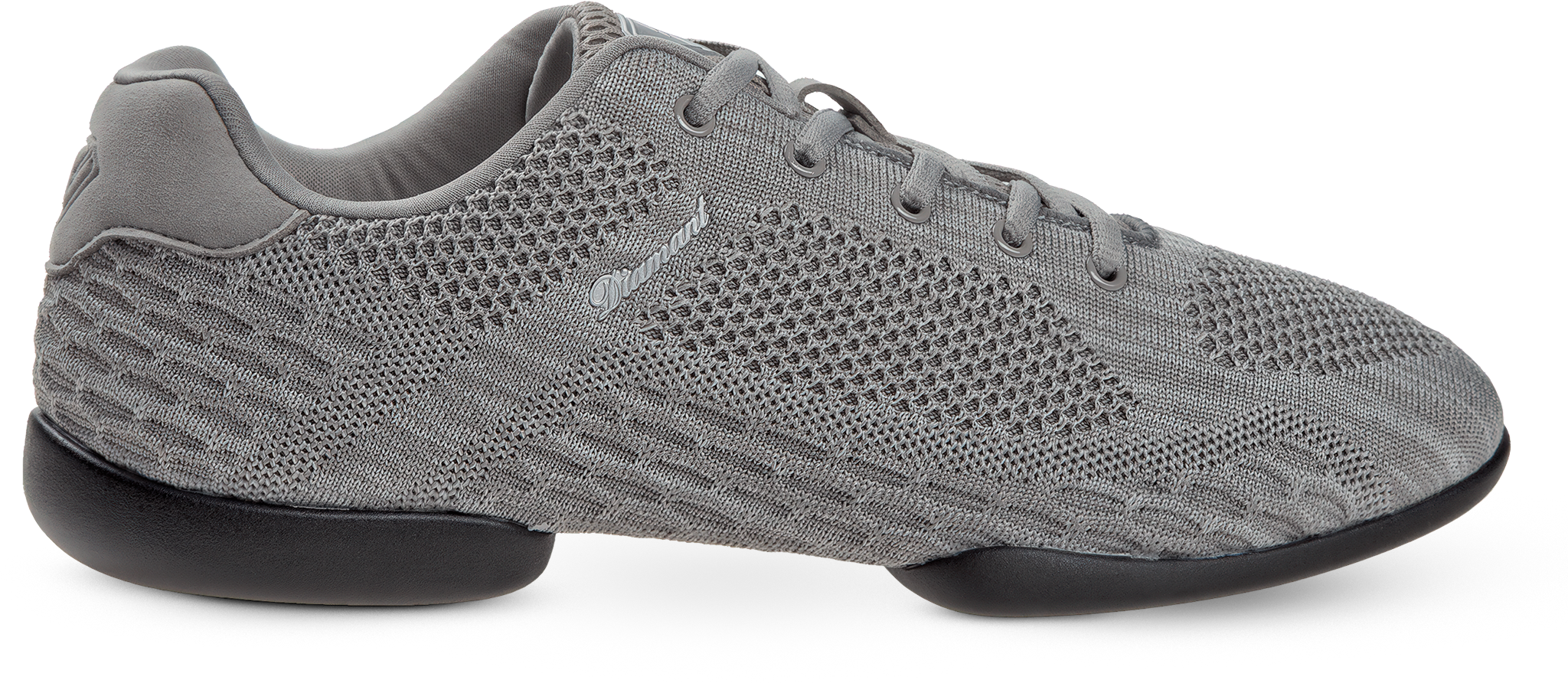 Diamant Tune 213 503 398 Silbergrau Meliert Gestrickter Tanzsneaker Unisex Vegan 01