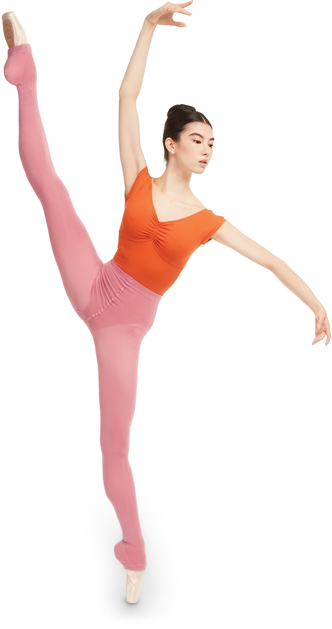 Gaynor Minden Sweater Tights At 104 Rose Fusslose Waermende Ballettstrumpfhose Rosa 74375 02