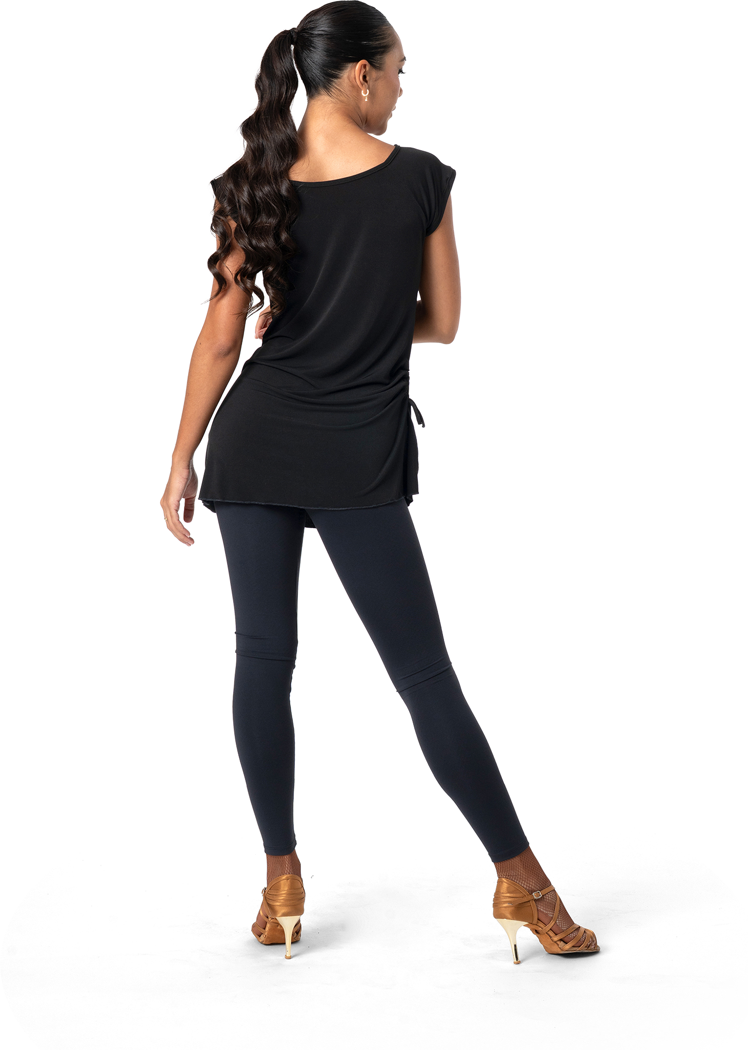 Intermezzo Hortensia 6669 Black Schwarzes Long Shirt Zum Tanzen 122141 03