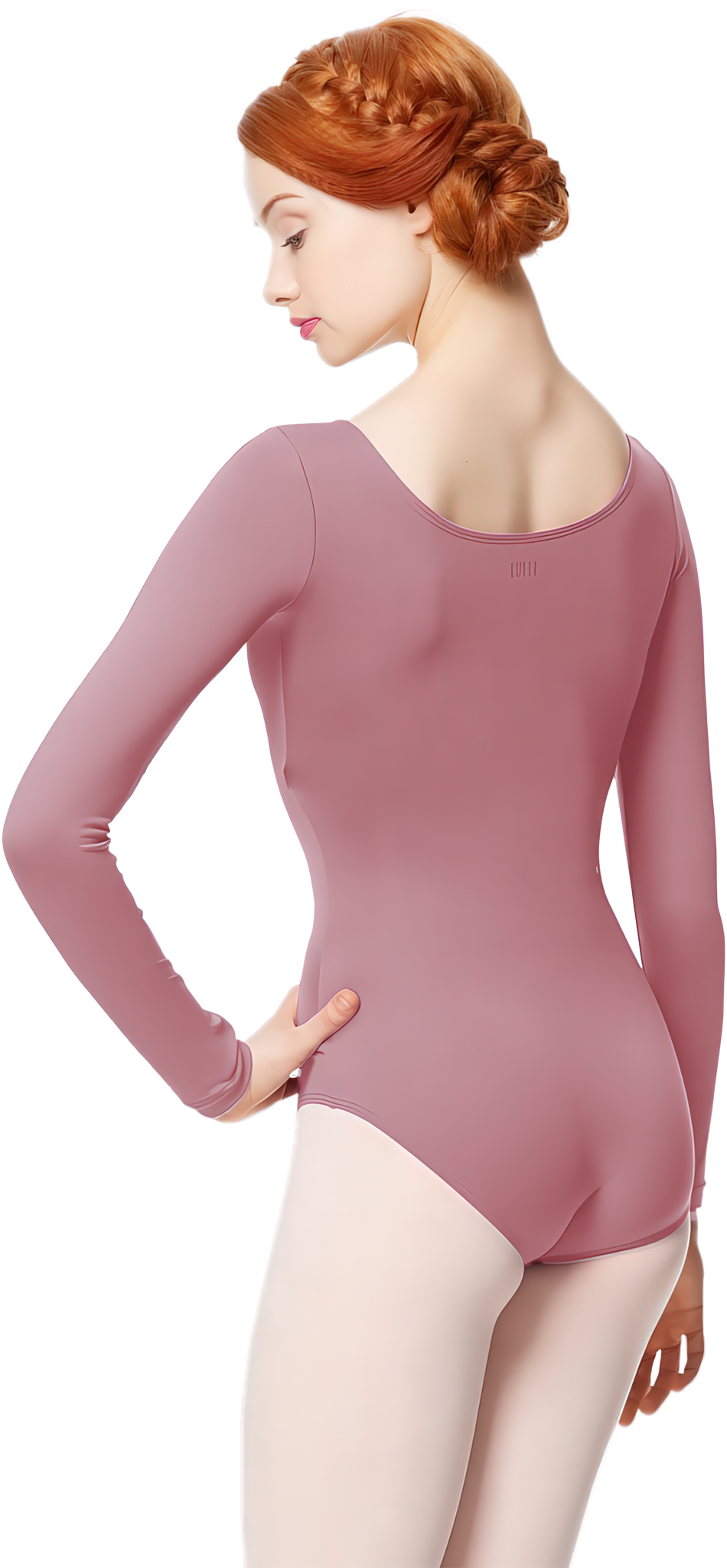 Lulli Inez Lub282 Dusty Rose Langarm Tanztrikot Altrosa 72178 02