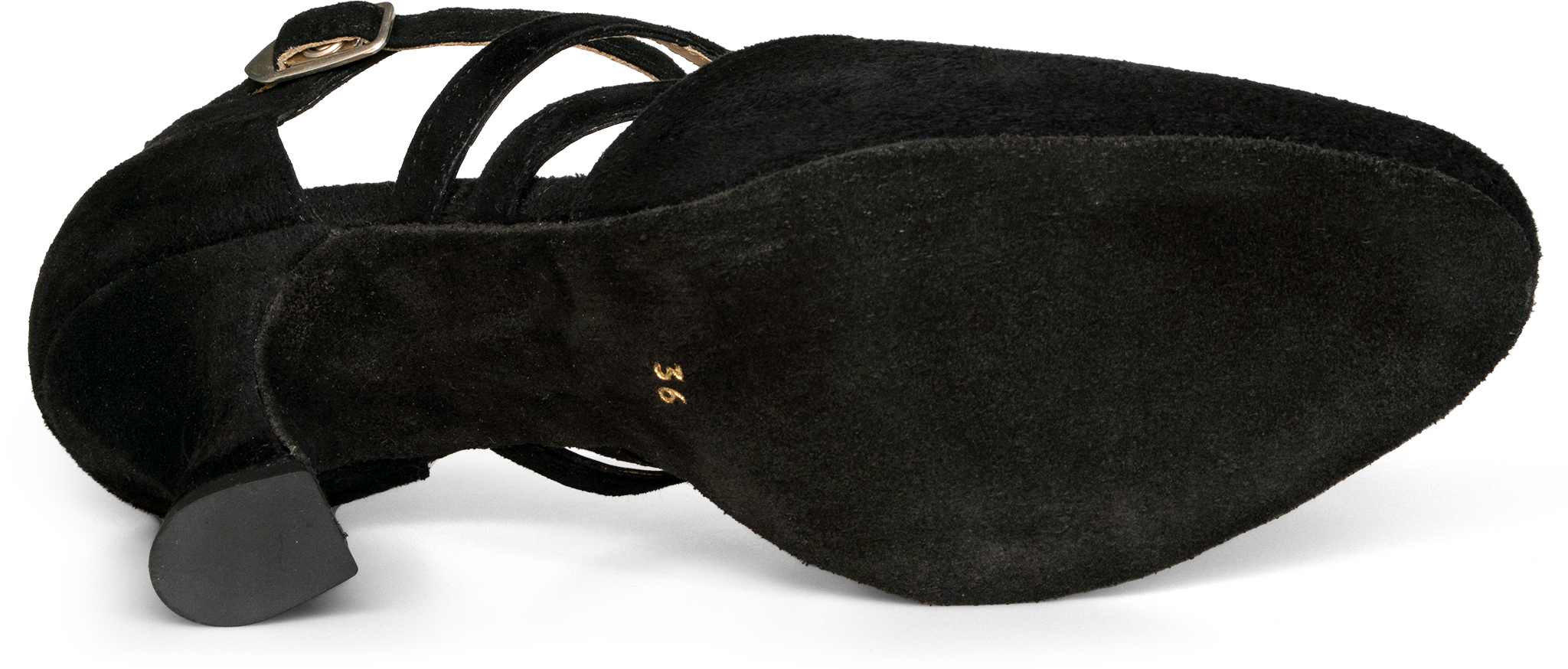 Merlet Charone 1404 001 Noir Schwarze Tanzpumps Mit Seitlichen Riemchen 109731 04