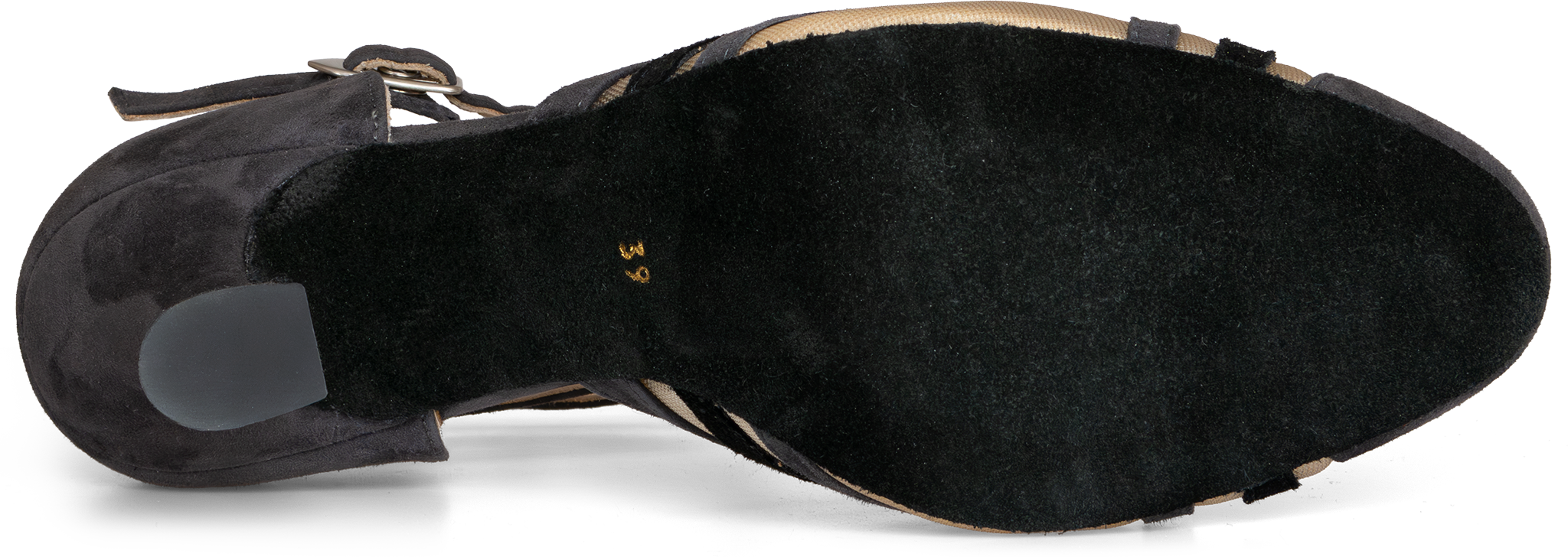 Merlet Cholia3 Cendre Noir Geschlossener Tanzschuh Dunkelgrau 121619 4