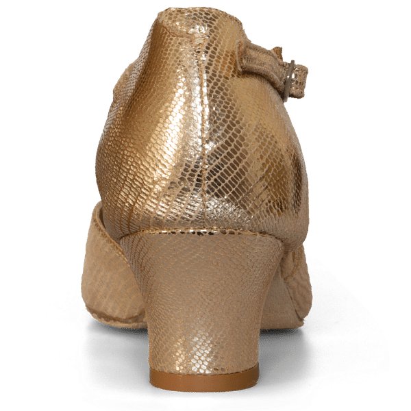Merlet Eva 1307 417 Platine Geschlossene Goldene Tanzschuhe Mit T Riemchen 04
