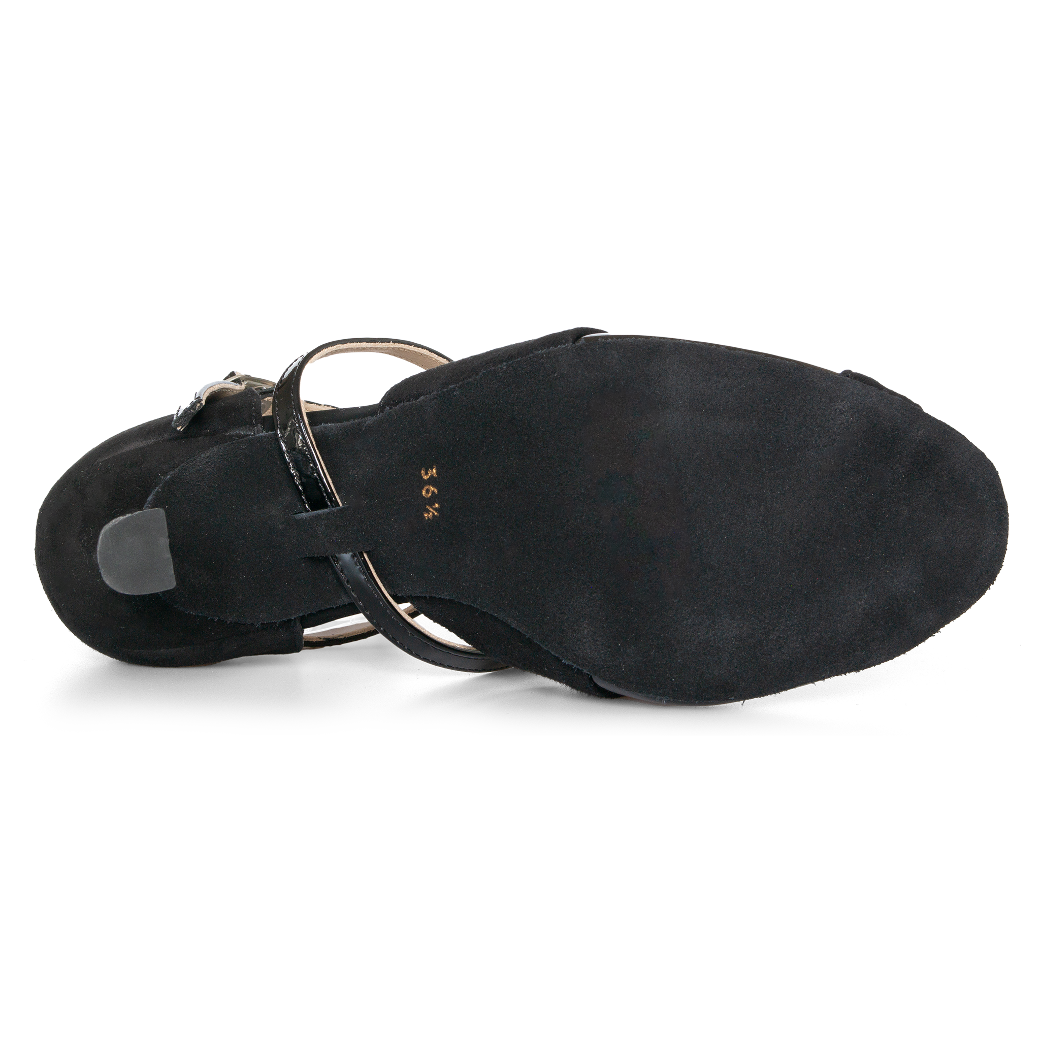 Merlet Sabia2 1404001 Noir Lack Tanzsandale Mit Kreuzriemchen Schwarz 07