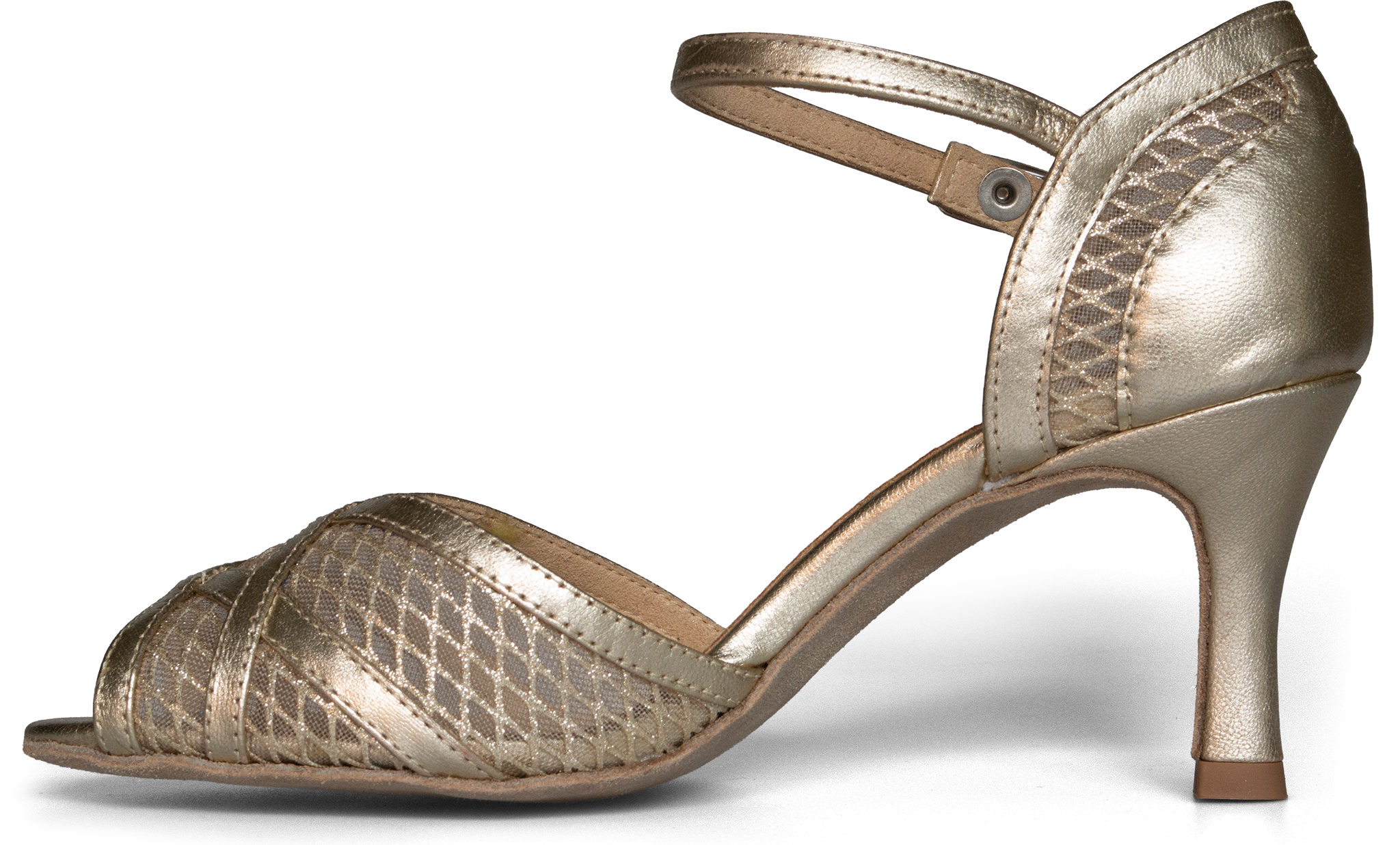 Merlet Sami1 1457 Sp 417 Platine Goldene Tanzsandale Mit Glitzernden Details 117962 02