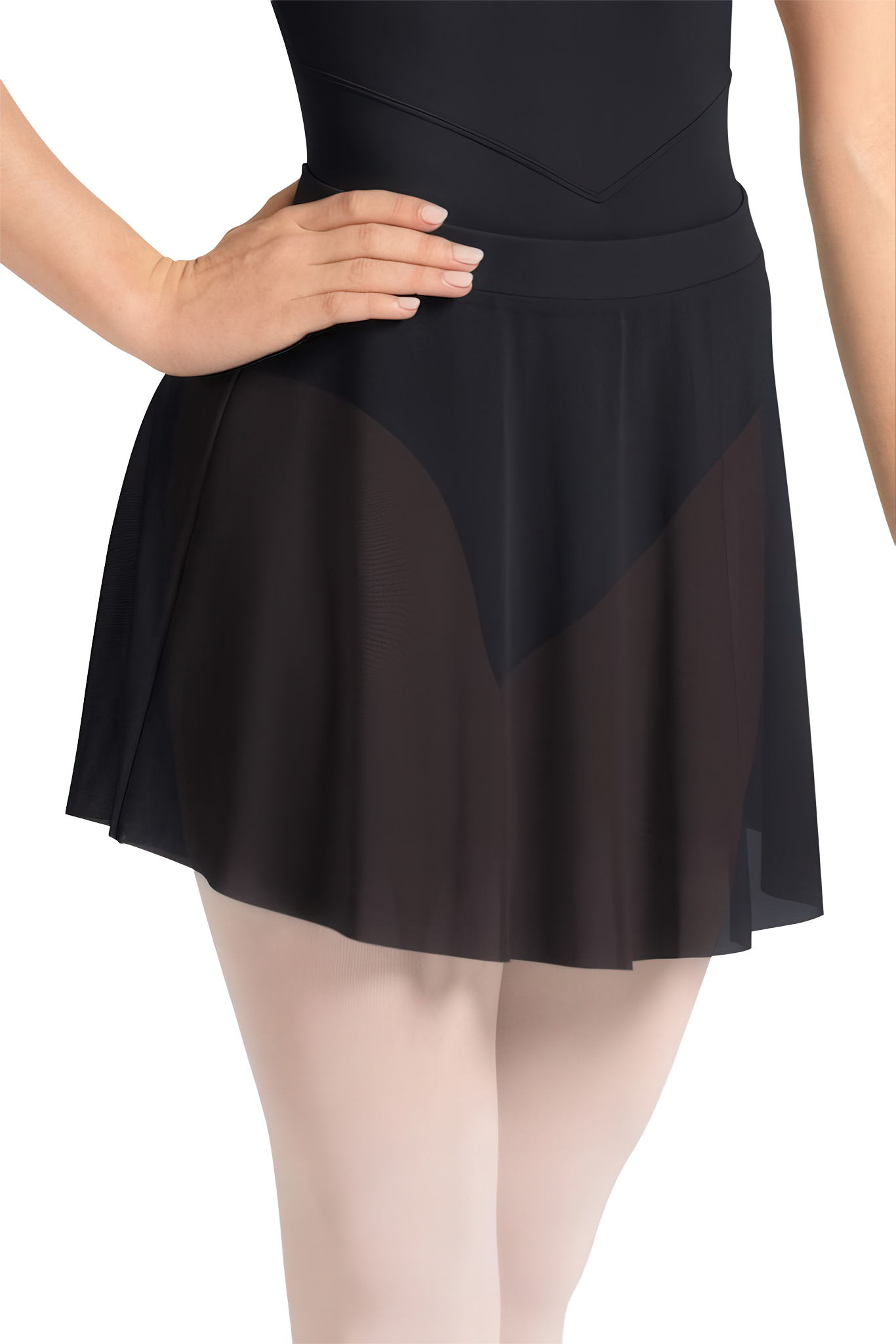 Mirella Celeste Mesh Skirt Ms10003 Black Kurzer Ballett Schlupfrock Schwarz 111984 03