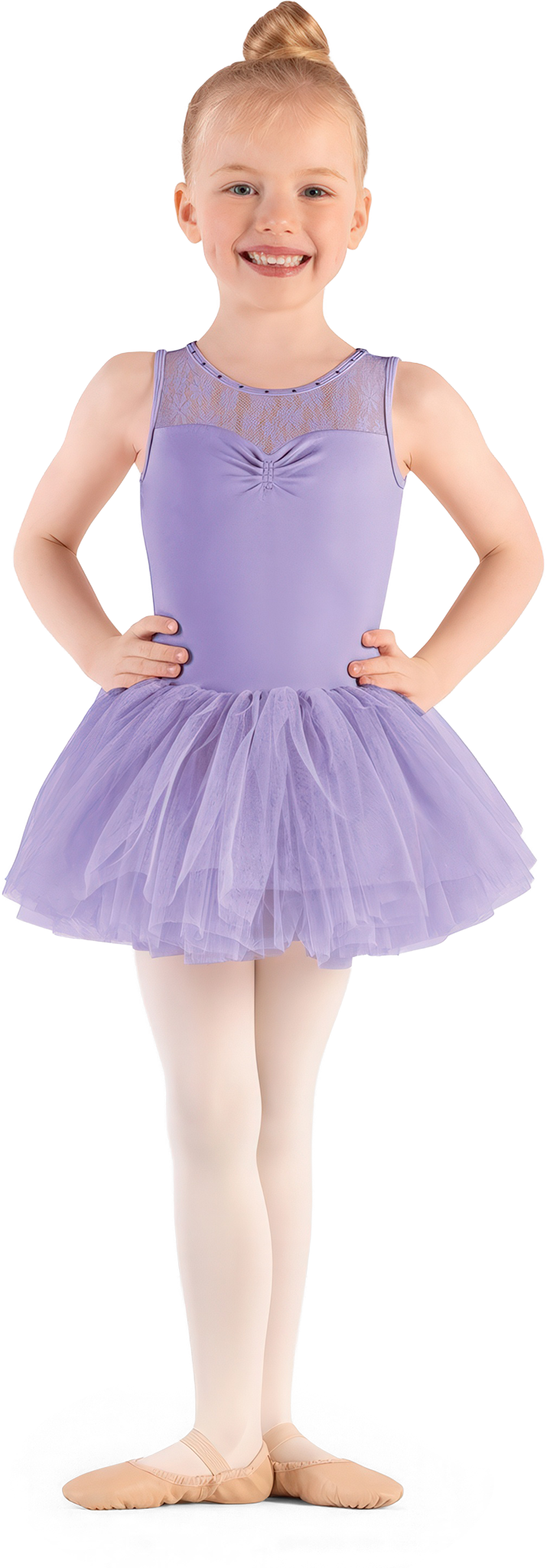 Mirella Girls Majesty Tank Tutu Dress M492c Lilac Aermelloses Maedchen Ballett Tutu Lila 01
