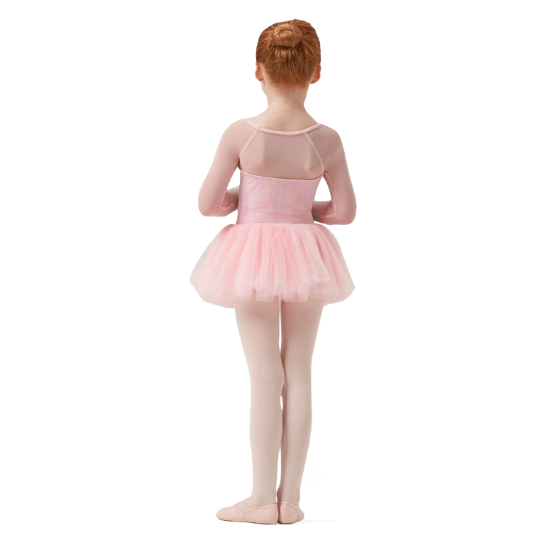 Mirella M120c Candy Pink Rosa Tutu Fuer Maedchen Mesh Aermel 02