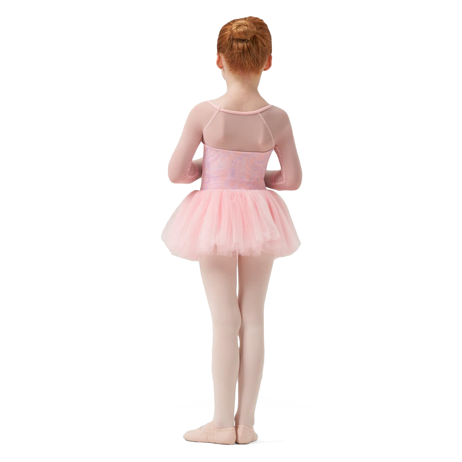 Mirella M120c Candy Pink Rosa Tutu Fuer Maedchen Mesh Aermel 02