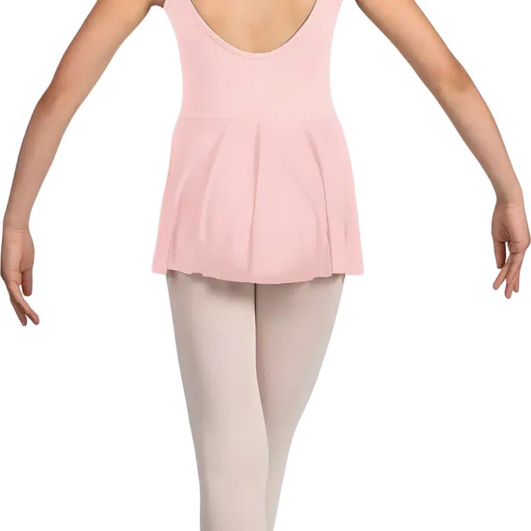 Mirella M1247c Pink Rosa Maedchen Ballettkleid Mit Glanzdruck 02 Copy