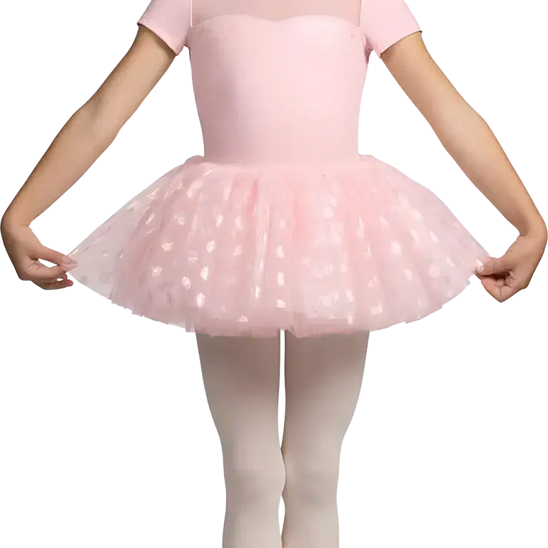 Mirella M1561c Pink Rosa Tutu Fuer Maedchen Schimmernder Tuellrock 01 Copy