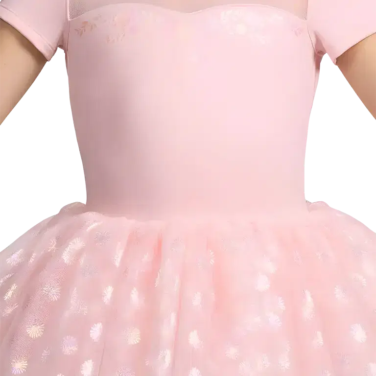 Mirella M1561c Pink Rosa Tutu Fuer Maedchen Schimmernder Tuellrock 03
