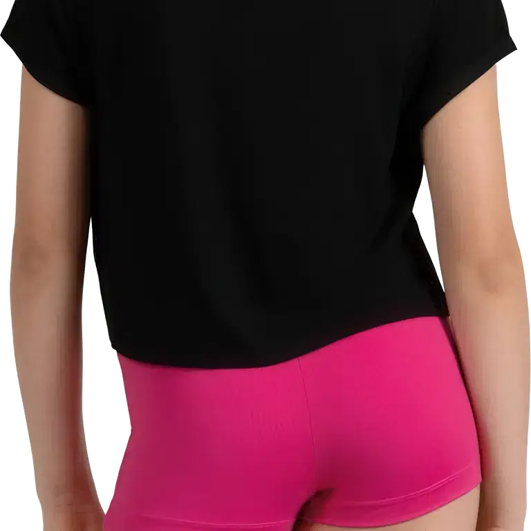Mirella M745c Black Kinder Ballett T Shirt Mit Druck Schwarz 03